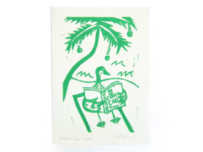 Dickens flies south, snowbird card - Image 2