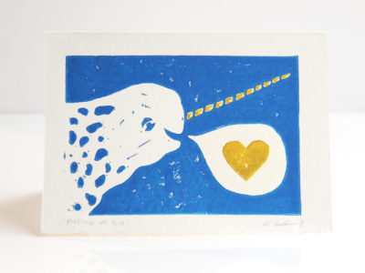 narwhal love card